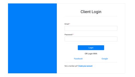 laravel login form template