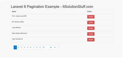 laravel pagination example
