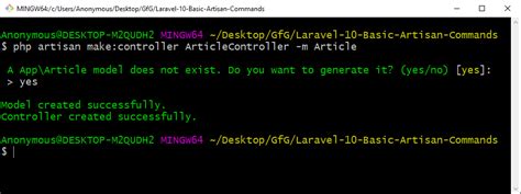 laravel run command from controller with parameters
