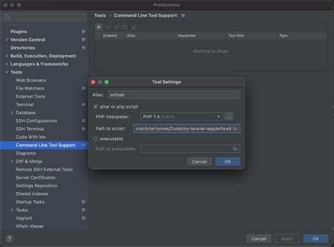 laravel run terminal command