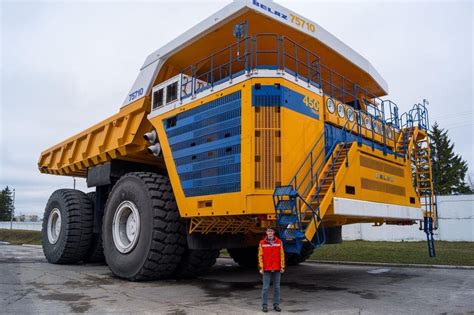 Large mining dump truck