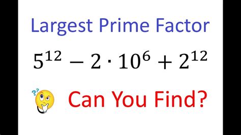 largest factor