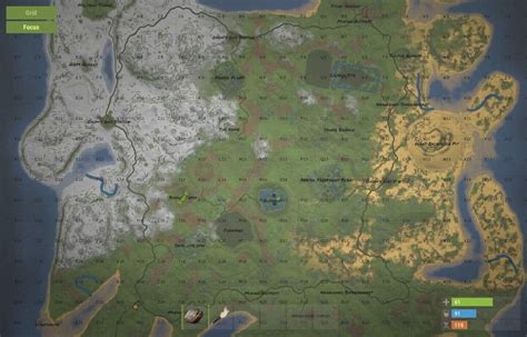 largest rust map