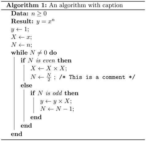latex algorithm example