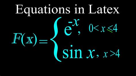 latex function with conditions