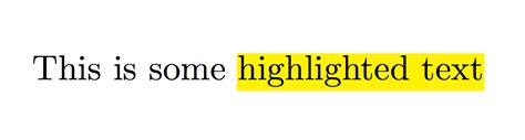 latex highlight code in text