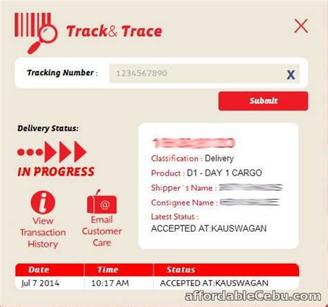 lbc track reference number
