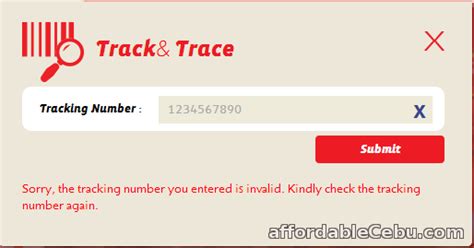 lbc tracking number invalid
