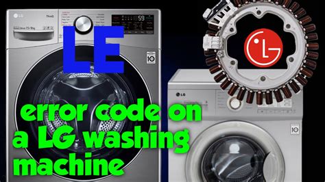 le error code on washing machine