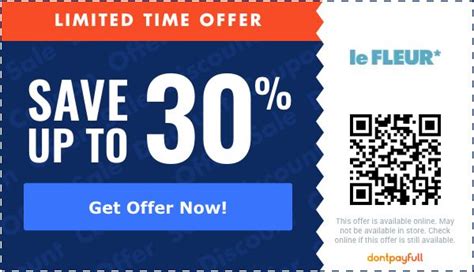le fleur discount code