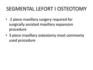 le fort 1 osteotomy cpt code