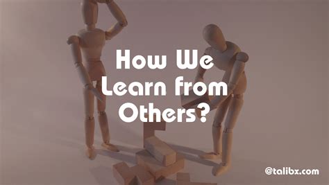 learn from others