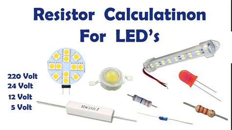 led indicator resistor value