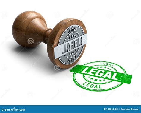 legal document with stamp