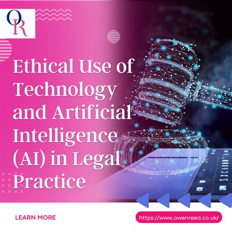 legal ethics in the use of artificial intelligence