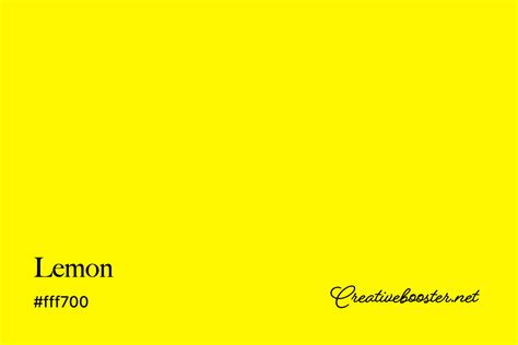 lemon color code