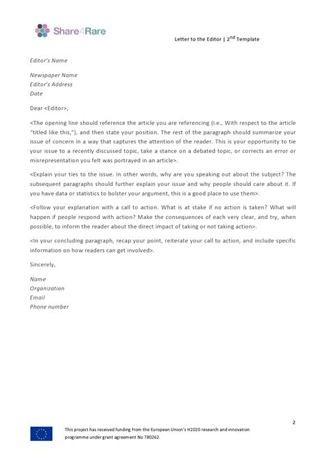 letter to the editor example