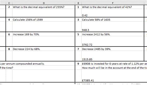 level 3 core maths questions