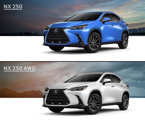 Lexus Nx Trim Levels Comparison Chart