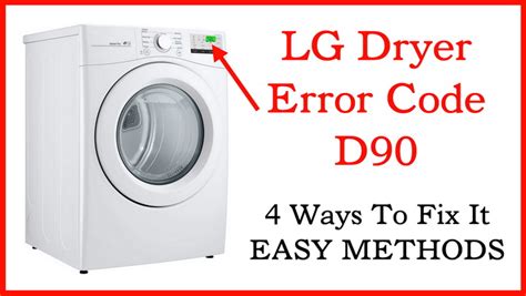 lg sensor dryer d90 error code