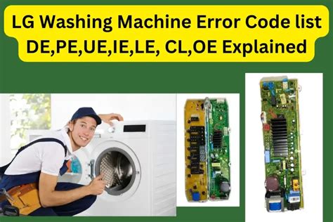 lg washing machine error code list pe