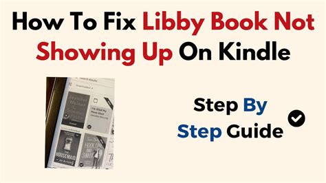 libby book not showing in kindle library