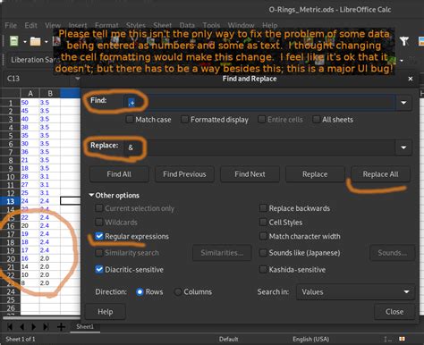 libreoffice calc change data type