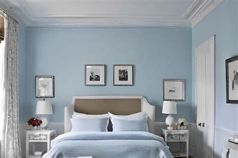 light blue and white colour combination for bedroom
