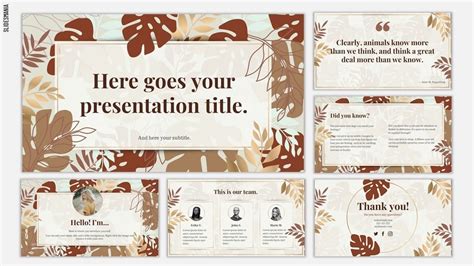 light brown google slides color code