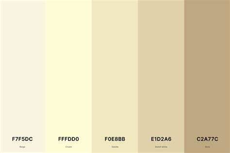 light cream beige hex code