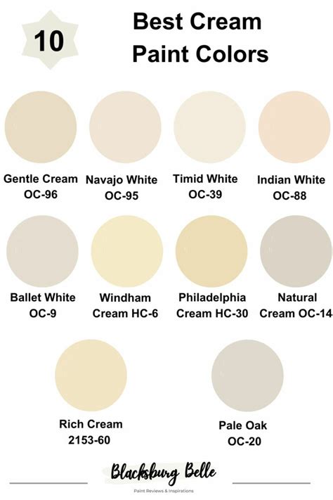 light cream colour paint code