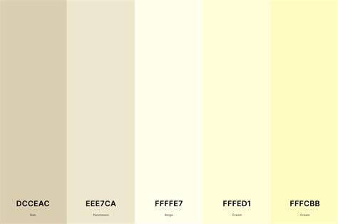 light cream hex color code