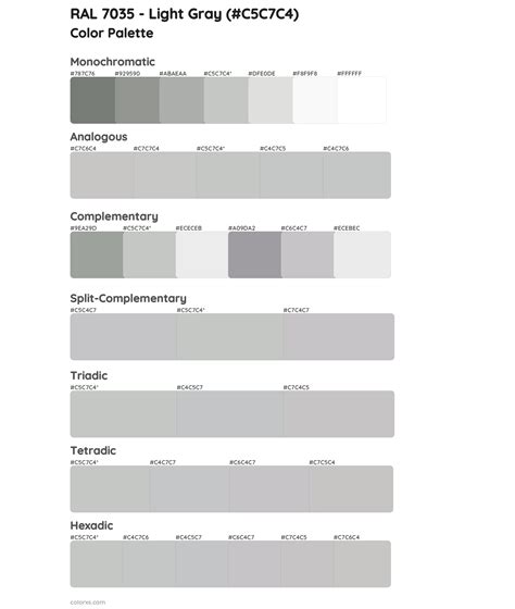 light grey ral code