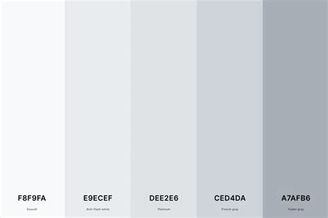 light grey white hex code