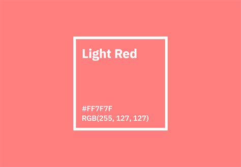 light red color color code