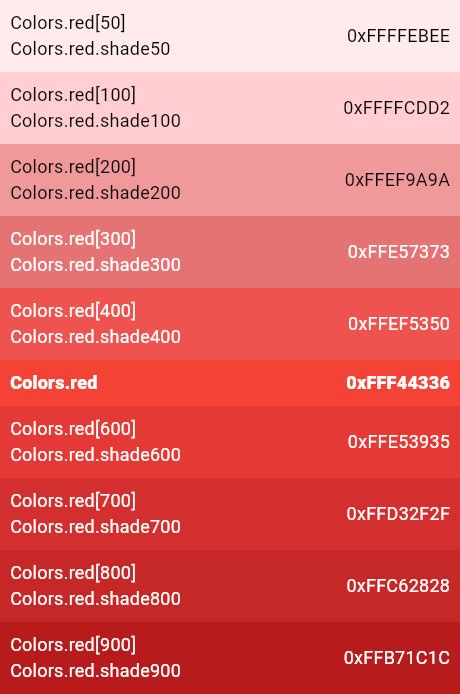 light red fill with dark red text hex code