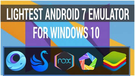 lightest android emulator for windows
