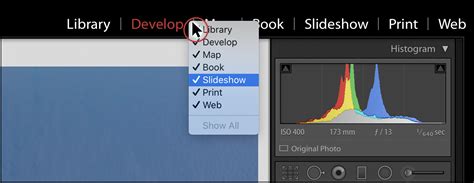 lightroom develop module not working mac