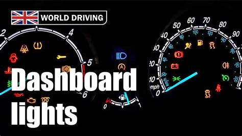 lights that appear on dashboard