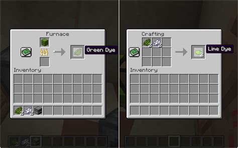 lime green minecraft code