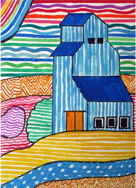 line in visual arts examples