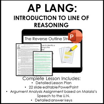 line of reasoning ap lang examples