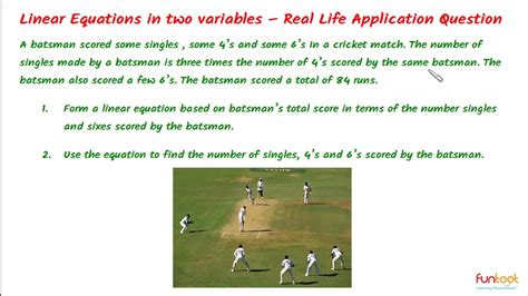 linear equations in one variable real life examples