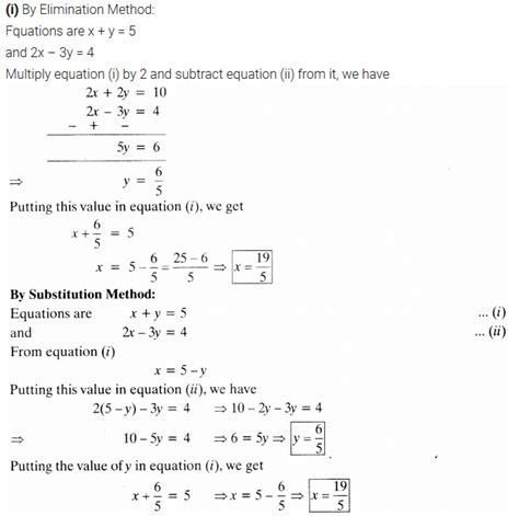 linear equations in two variables class 10 pdf old book