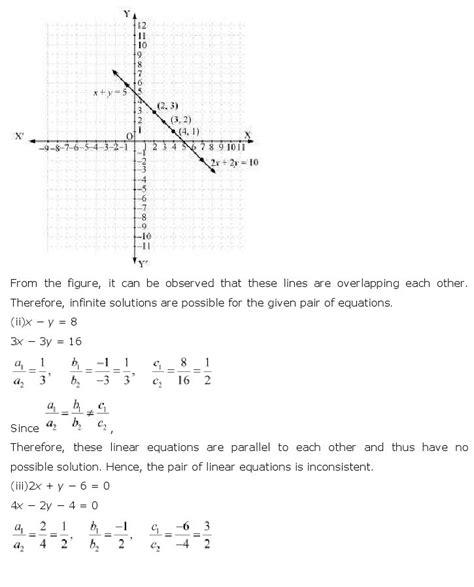 linear equations in two variables class 10 solutions maharashtra board