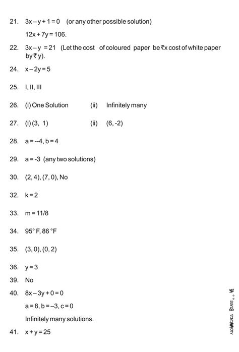 linear equations in two variables class 9 notes study rankers