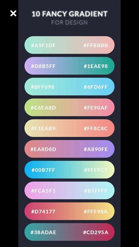 linear gradient hex code