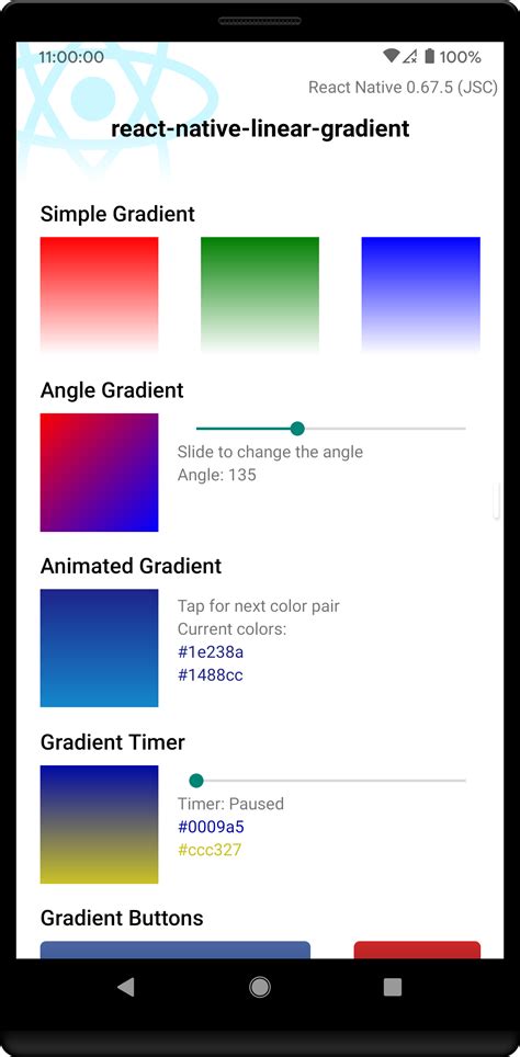 linear gradient not working in react native