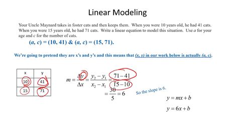 linear model example problems