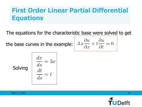 linear partial differential equation example